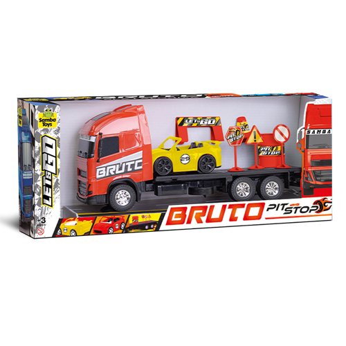 Caminhão Bruto Truck Pit Stop - Samba Toys