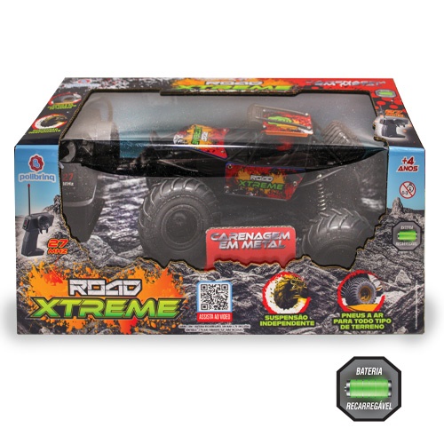 Carrinho Controle Remoto Road Xtreme- Polibrinq
