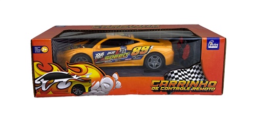 Carrinho de Controle Remoto Laranja - Fenix