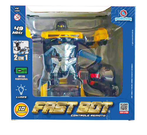 Carrinho de Controle Remoto Fast Bot - Polibrinq