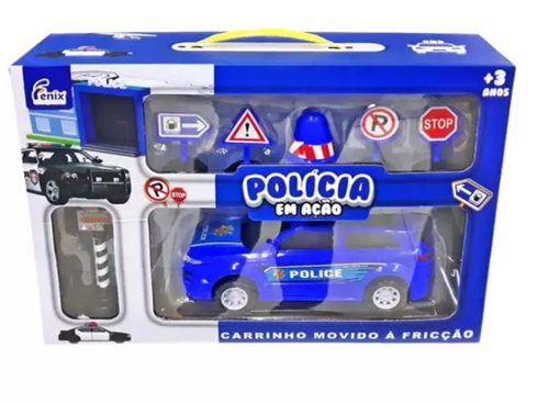 Carrinho de Fricção Polícia - Fenix