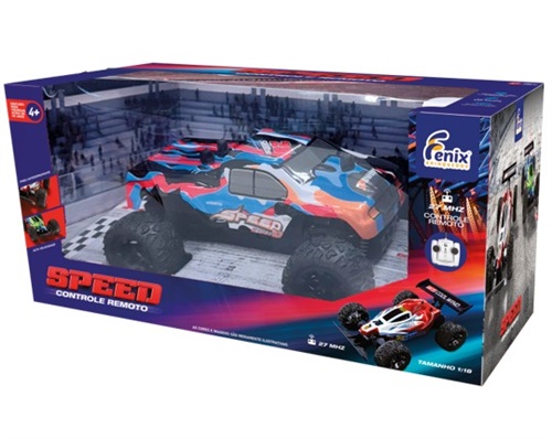 Carrinho Off Road Controle Remoto Azul - Fenix