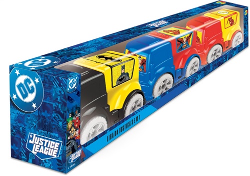 Mini Carrinhos 3 em 1 - Liga da Justiça - GGB Brinquedos