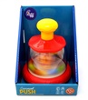 Carrosel Push Vermelho Brinquedo Giratório com Bolinhas - Fenix