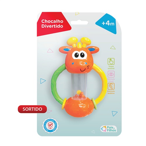 Chocalho Divertido Sortido - Pais e Filhos