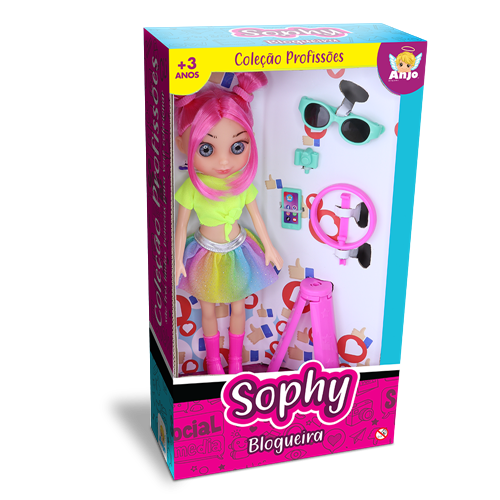 Coleção Sophy Profissões - Blogueira - Brinquedos Anjo