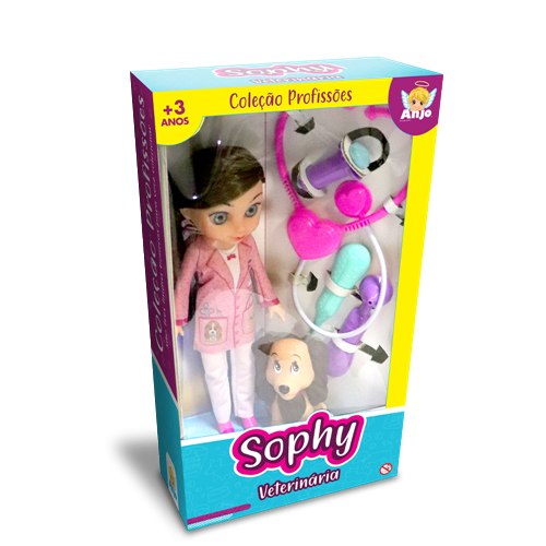 Coleção Sophy Profissões - Veterinária - Brinquedos Anjo