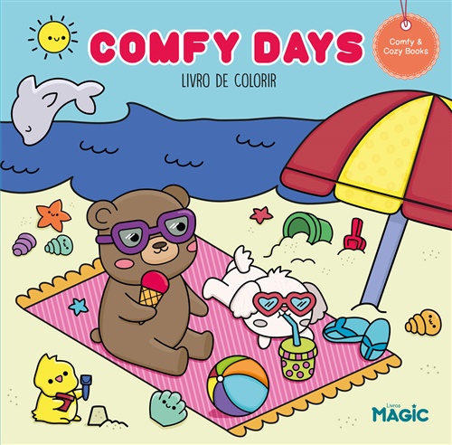 Comfy Days - Livro de Colorir - Magic Kids