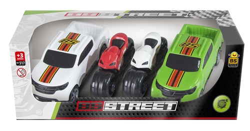 Conjunto de Carrinhos BS Street - BS Toys