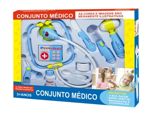 Conjunto Médico com Estetoscópio - Fenix