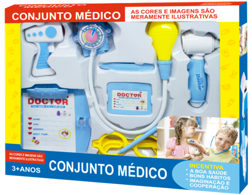 Conjunto Médico com Manômetro - Fenix