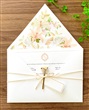 Convite para casamento - Carta Floral