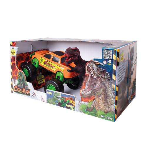 Cross Rex Attack - Pick-Up Com Dino - Samba Toys