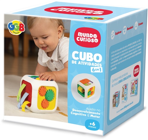 Cubo de Atividades 6 em 1 - GGB Brinquedos