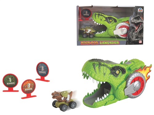 Dino Car Lançador - Braskit