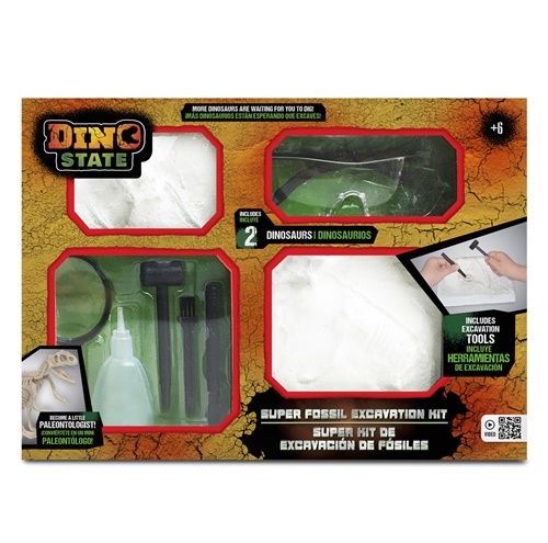 Dino Fóssil Kit de Escavação 9 Peças - Yes Toys