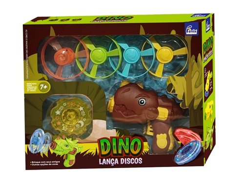 Dino Lança Disco Marrom - Fenix