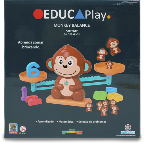 Educaplay Monkey Balance Somar- Polibrinq