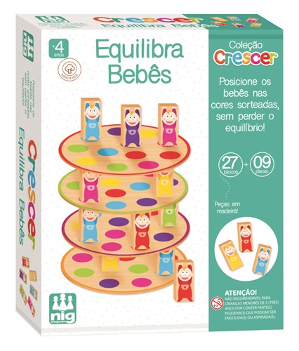 Equilibra Bebês - Coleção Crescer - Nig Brinquedos