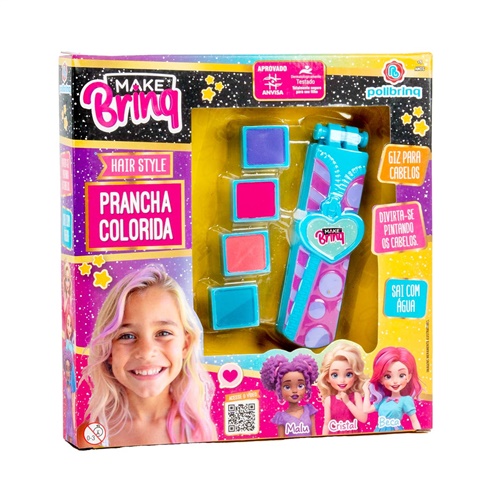 Hair Style - Prancha Colorida - Polibrinq
