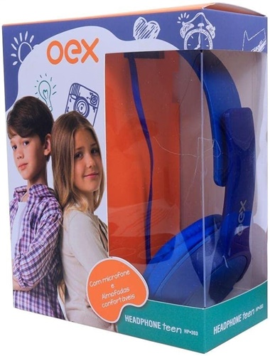 Headphone Teen Azul - Oex