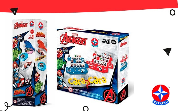 Informe de Lançamento - Tapa Certo e Cara a Cara Avengers