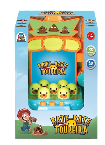 Jogo Bate-Bate Toupeira - Braskit