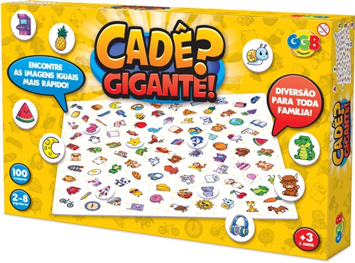 Jogo Cadê? Gigante - GGB Brinquedos