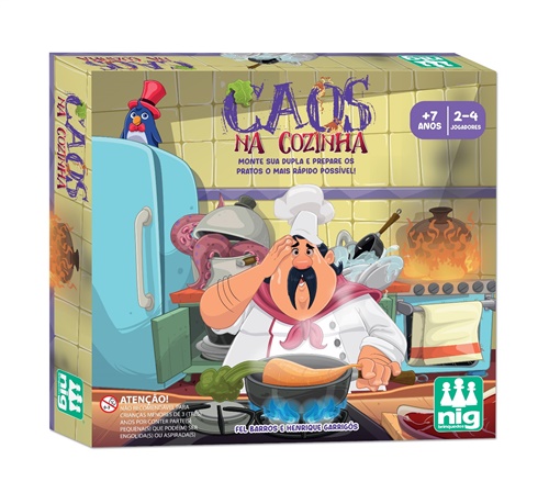 Jogo Caos na Cozinha - Nig Brinquedos