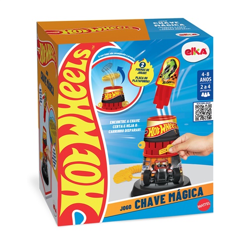 Jogo Chave Mágica Hot Wheels - Elka