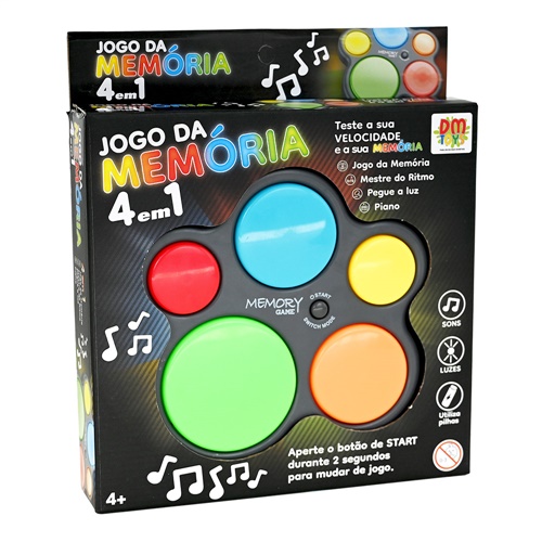 Jogo da Memória 4 em 1 - DM Toys