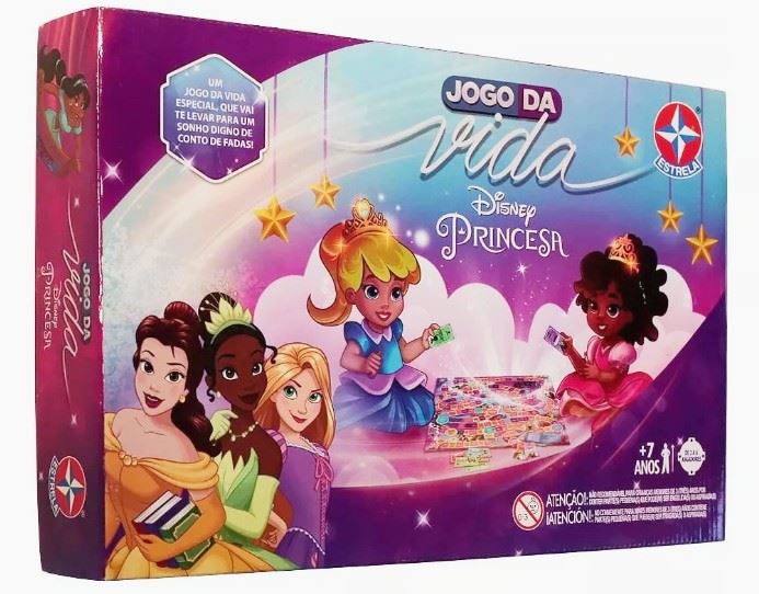 Jogo Da Vida - Disney Princesa - Estrela - Raro - Novo