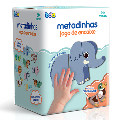 Jogo de Encaixe - Metadinhas - Toyster