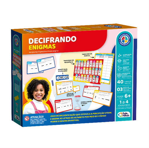 Jogo Decifrando Enigmas - Pais e Filhos