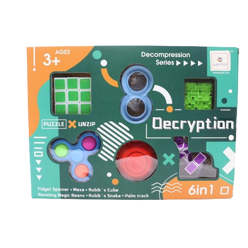 Jogo Decryption 6 em 1 - Shiny Toys