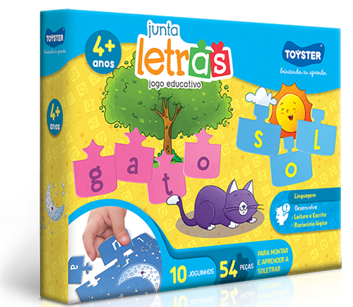 Jogo Educativo Junta Letras - Toyster