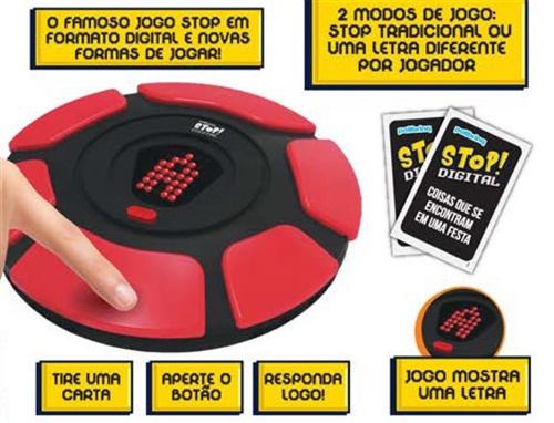 Jogo Eletrônico Stop! - Polibrinq