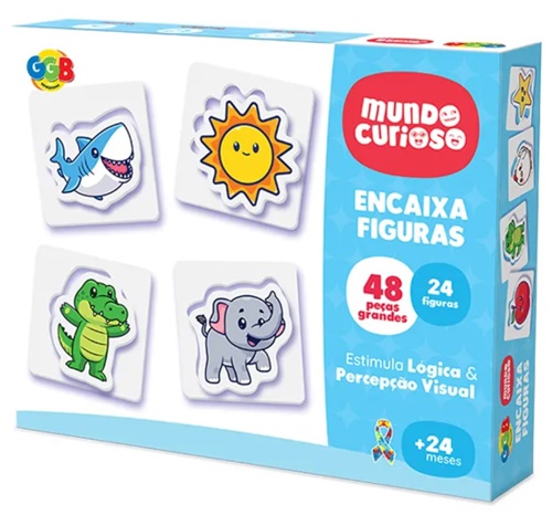 Jogo Encaixa Figuras - GGB Brinquedos