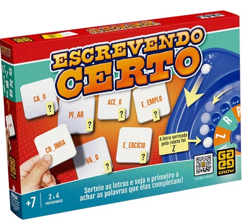 Jogo Escrevendo Certo - Grow