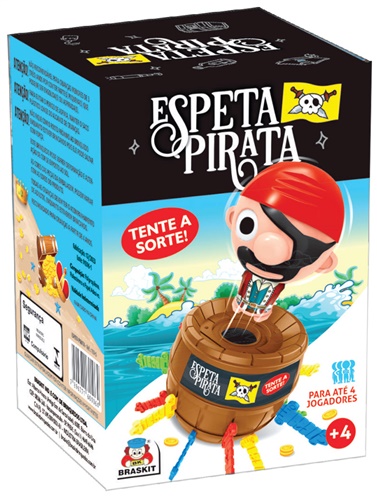 Jogo Espeta Pirata - Braskit
