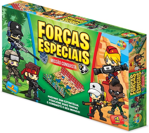 Jogo Forças Especiais - Missão Conquista - GGB Brinquedos