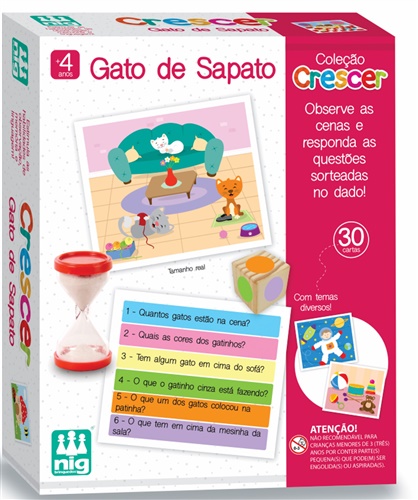 Jogo Gato de Sapato - Nig Brinquedos