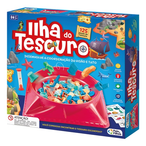 Jogo Ilha do Tesouro - Pais e Filhos