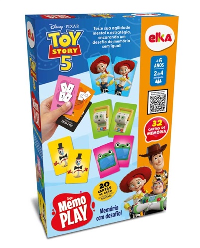 Jogo Memo Play Toy Story 5 - Elka