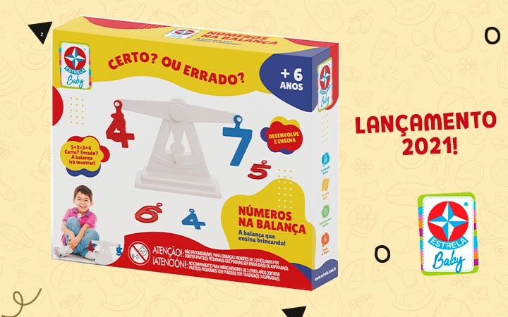 Jogo Números na Balança | Lançamento 2021  Estrela