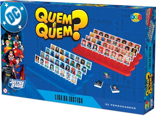 Jogo Quem é Quem? Liga da Justiça - GGB Brinquedos