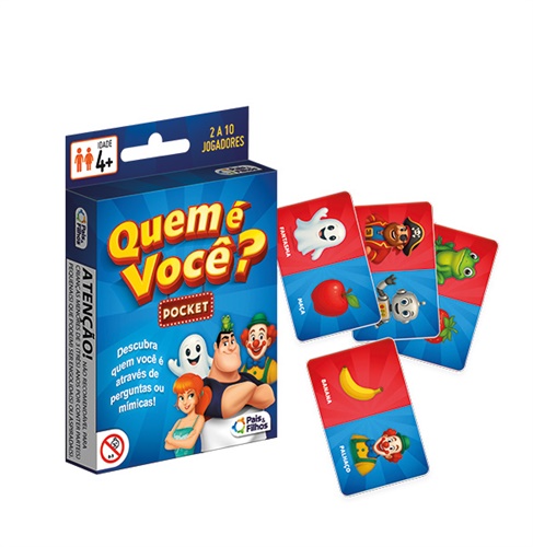 Jogo Quem é você? Pocket - Pais e Filhos