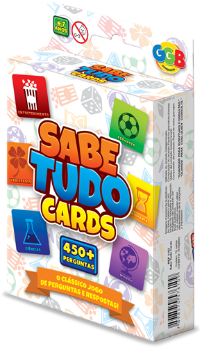 Jogo Sabe Tudo Cards - GGB Brinquedos
