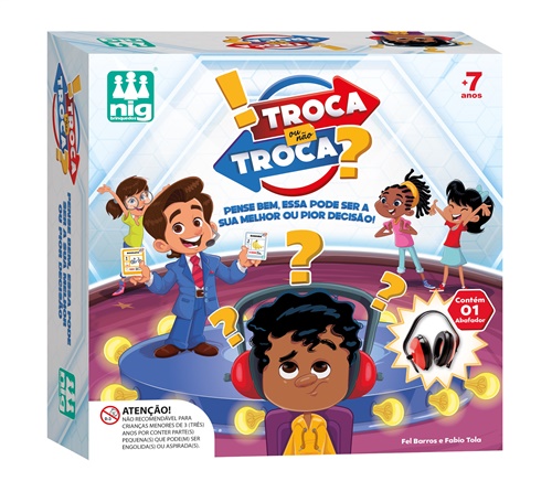 Jogo Troca ou Não Troca - Nig Brinquedos