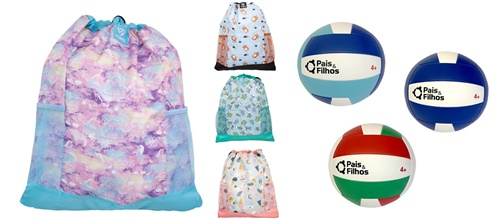 Kit Ecobag Sortida + Bola de Vôlei